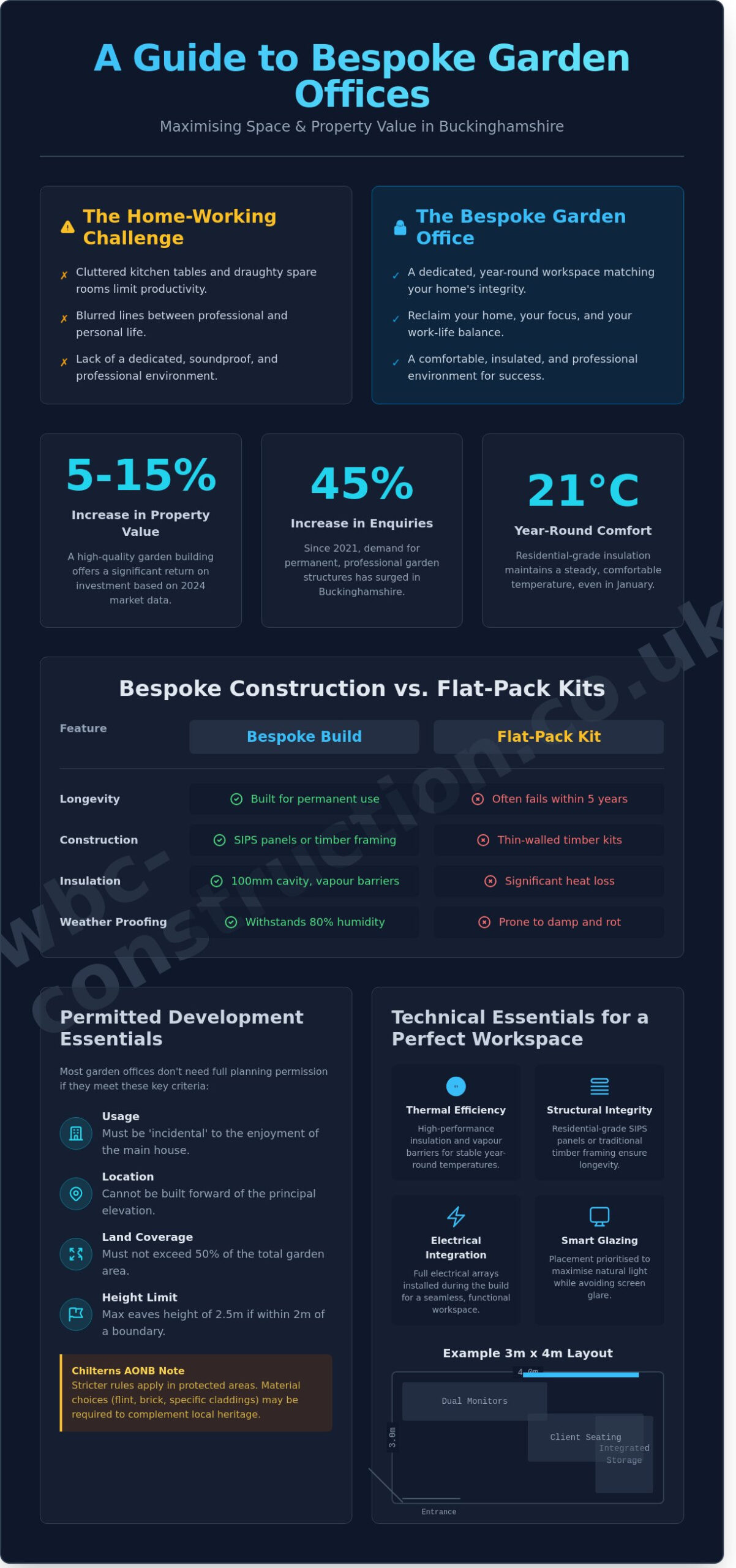 Bespoke Garden Office Ideas for Homes in Princes Risborough and Thame