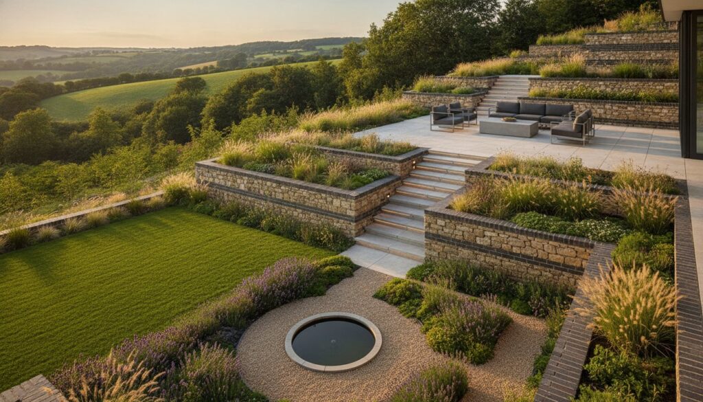 Sloping Garden Landscaping Ideas for Stokenchurch Homeowners